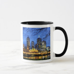 Melbourne, Australia. A nighttime view of the Mug