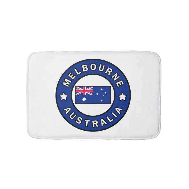 Melbourne Australia Bath Mat (Front)
