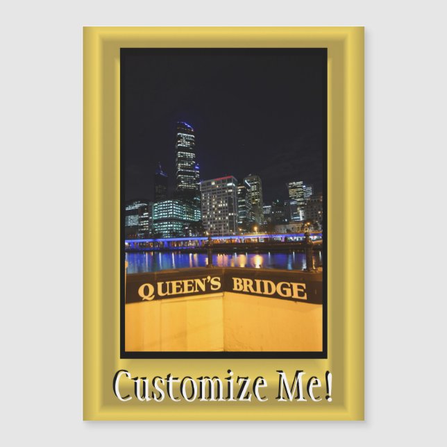 Melbourne Australia CBD Night Lights (Front)