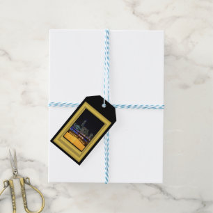 Melbourne Australia CBD Night Lights Gift Tags