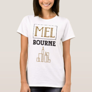 Melbourne Australia City Sign T-Shirt