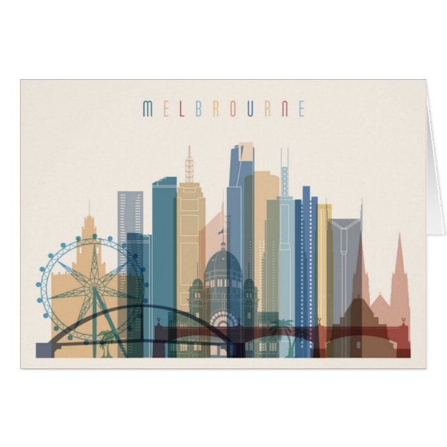 Melbourne, Australia | City Skyline (Front Horizontal)