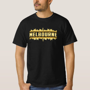 Melbourne Australia City Skyline Cityscape Gift T-Shirt