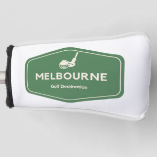 Melbourne Australia - Golf Course Destination Logo Golf Head Cover