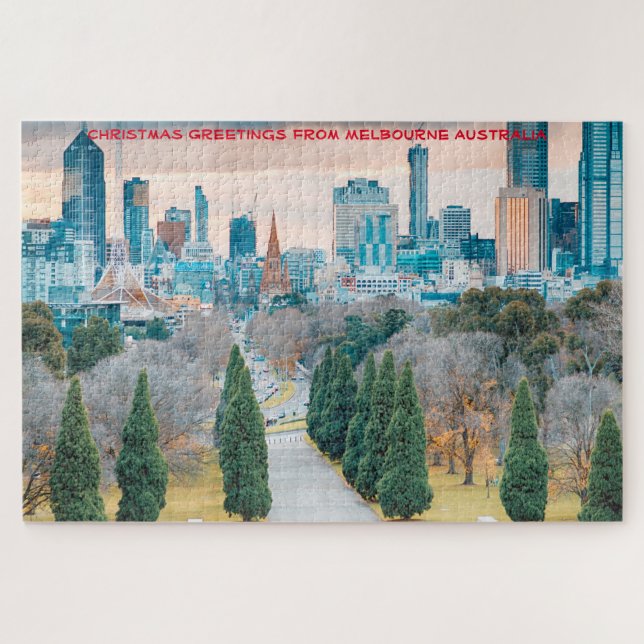 Melbourne Australia Jigsaw Puzzle (Horizontal)