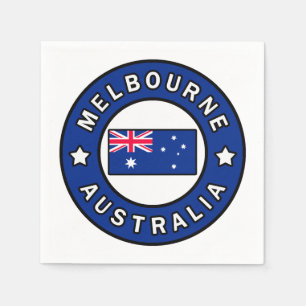 Melbourne Australia Napkin