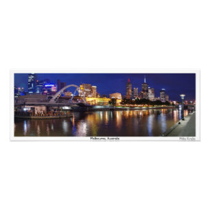 Melbourne, Australia Panorama Photo Print