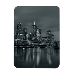 Melbourne by night magnet