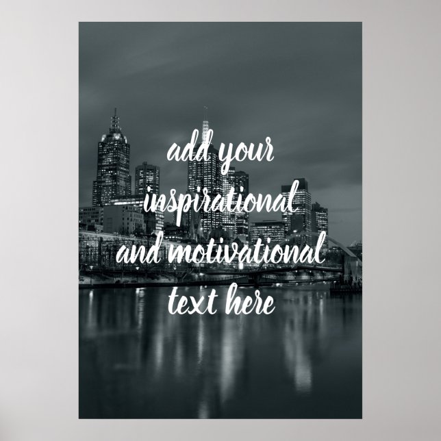 Melbourne by night poster (Front)