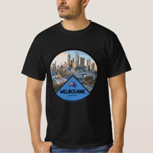 Melbourne city australia landscape T-Shirt