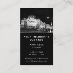 Melbourne City Skyline - Business Card