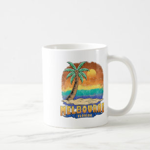 Melbourne Florida Vintage Distressed Souvenir Coffee Mug