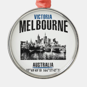 Melbourne Metal Tree Decoration