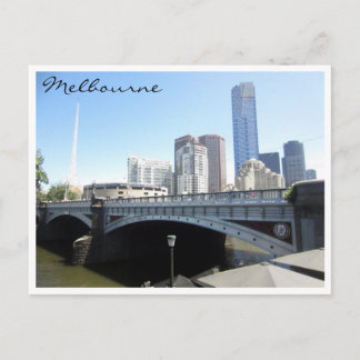 melbourne princes bridge postcard