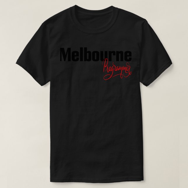 Melbourne Programmer T-Shirt (Design Front)