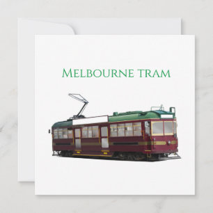 Melbourne tram invitation