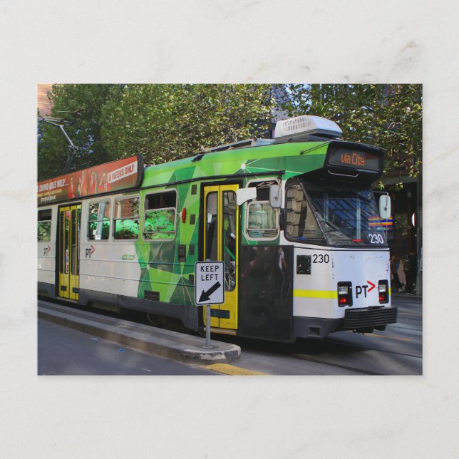 Melbourne, Victoria, Australia, tram Postcard (Front)