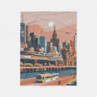 Melbourne vintage poster