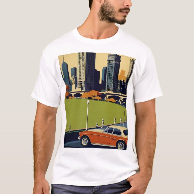 Melbourne vintage poster T-Shirt (Front)
