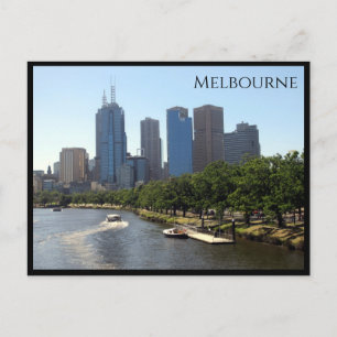 melbourne yarra postcard