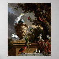 Melchior d'Hondecoeter The Menagerie