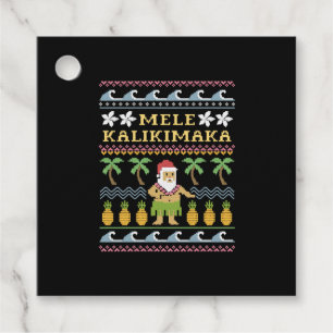 Mele Kalikimaka Christmas Favour Tags