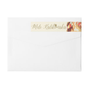 Mele Kalikimaka Christmas Photo Address Labels