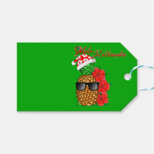 Mele Kalikimaka Christmas Pineapple Gift Tags