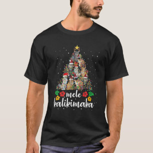 Mele Kalikimaka Christmas Pyjamas Meowy Catmas Haw T-Shirt