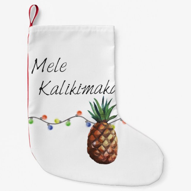 Mele Kalikimaka - Christmas Stocking (Front)