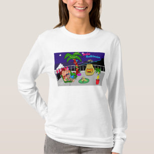 Mele Kalikimaka City Lights Ladies T-shirt
