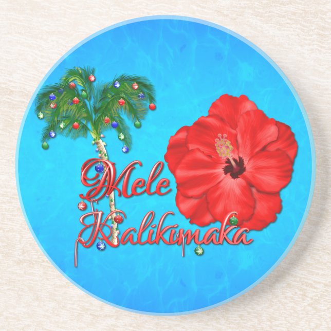 Mele Kalikimaka Coaster (Front)