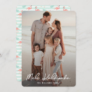 Mele Kalikimaka Family Photo Christmas Holiday Card
