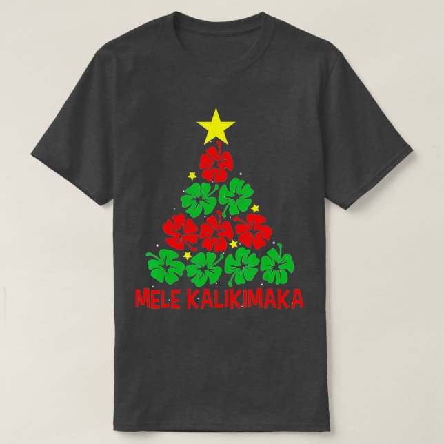 Mele Kalikimaka  For Women Hawaiian Hawaii Christm T-Shirt (Design Front)