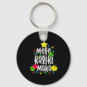 Mele Kalikimaka For Women Hawaiian Hawaii Christma Key Ring