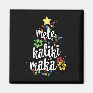 Mele Kalikimaka For Women Hawaiian Hawaii Christma Magnet