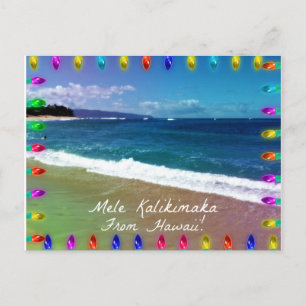 Mele Kalikimaka from Hawaii! Postcard