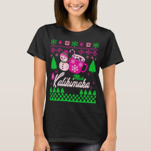 mele kalikimaka Groovy Ugly Christmas T-Shirt