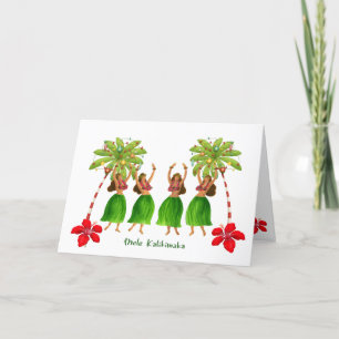Mele Kalikimaka Hawaiian Christmas Card