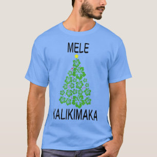 Mele Kalikimaka Hawaiian Christmas Tree T-Shirt