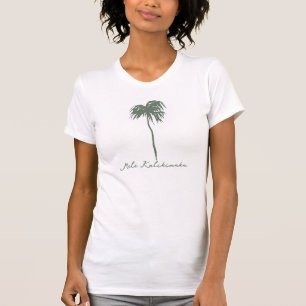 Mele Kalikimaka Hawaiian Merry Christmas Palm T-Shirt