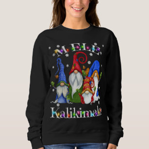 Mele Kalikimaka Merry Christmas Hawaiian Nordic Gn Sweatshirt
