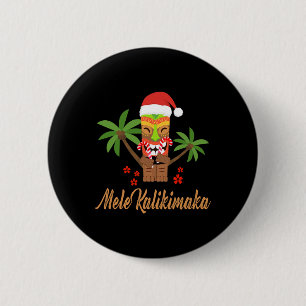 Mele Kalikimaka Merry Christmas Hawaiian Xmas Gift 6 Cm Round Badge