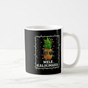 Mele Kalikimaka Ne Xmas Lights Hawaiian Christmas Coffee Mug