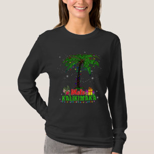 Mele Kalikimaka Palm Tree Hawaiian Christmas In Ju T-Shirt