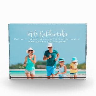 Mele Kalikimaka Photo Christmas  Block