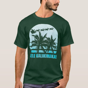 Mele Kalikimaka Retro Hawaiian Christmas Family Va T-Shirt