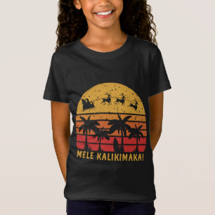 Mele Kalikimaka Retro Hawaiian Christmas Family Va T-Shirt