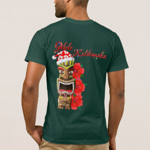 Mele Kalikimaka Santa Tiki T-Shirt