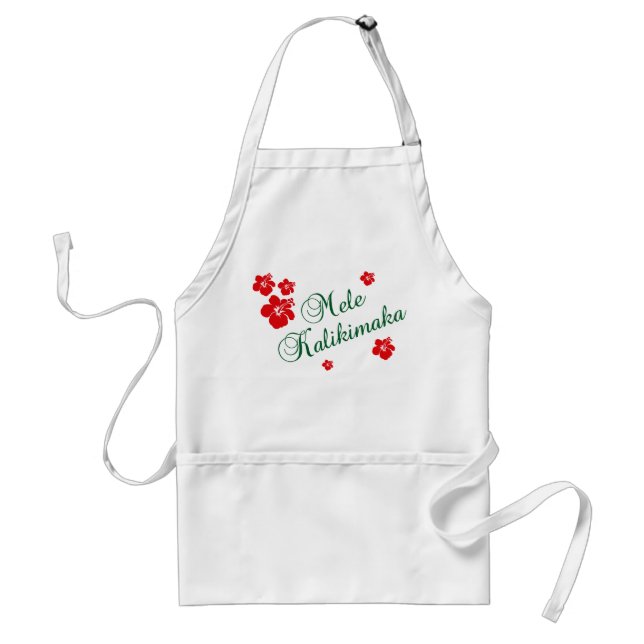 Mele Kalikimaka Standard Apron (Front)
